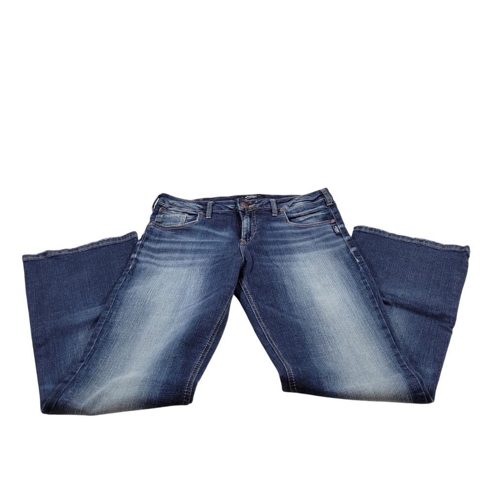 Silver Jeans Co Izzy Bootcut Women W30 L31 Blue Excellent Mid Rise Stretch Denim